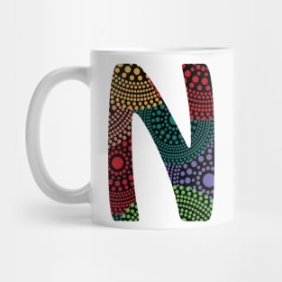 N Aboriginal Art Mug